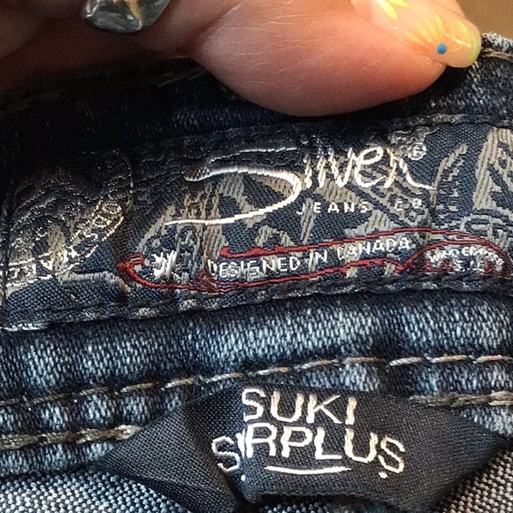 Womens Silver Jeans Boot cut Suki Surplus - Picture 6 of 6